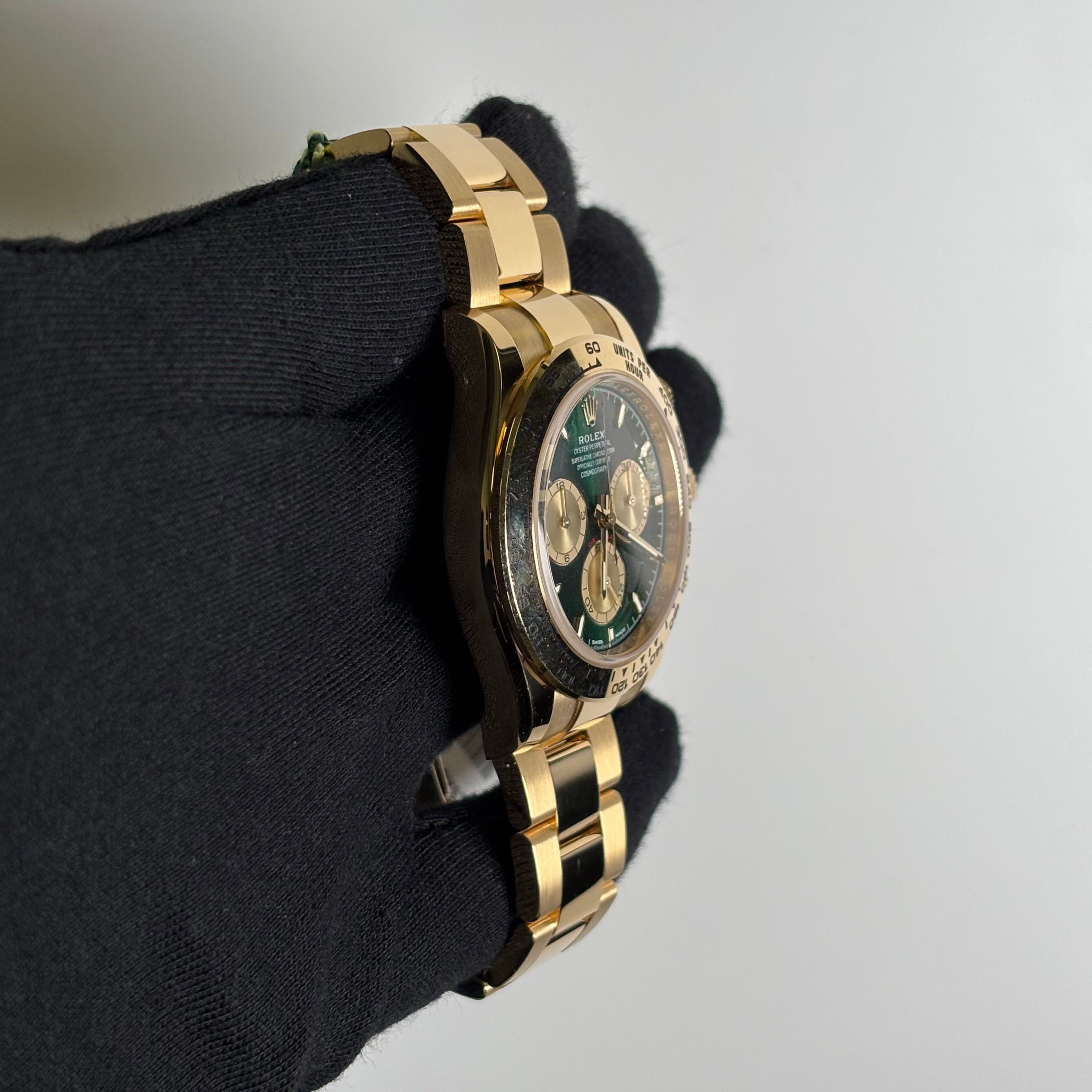 Rolex Daytona 41mm Silver Green Blue
