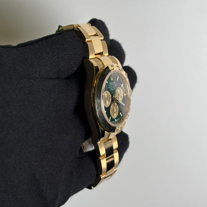 Rolex Daytona 40mm Green Dial Watch Ref# 126508 - Happy Jewelers Fine Jewelry Lifetime Warranty