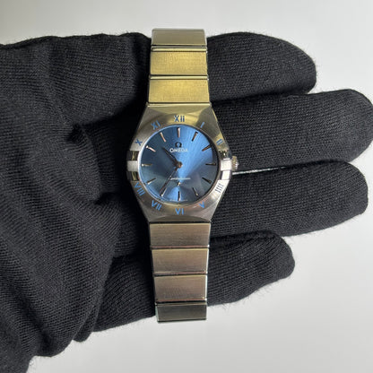Omega Constellation 28mm Blue Dial Watch Ref# 131.10.28.60.03.001 - Happy Jewelers Fine Jewelry Lifetime Warranty