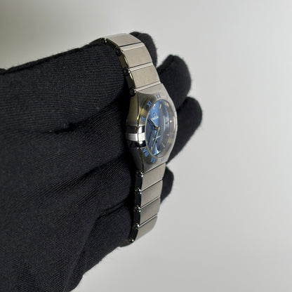 Omega Constellation 28mm Blue Dial Watch Ref# 131.10.28.60.03.001 - Happy Jewelers Fine Jewelry Lifetime Warranty