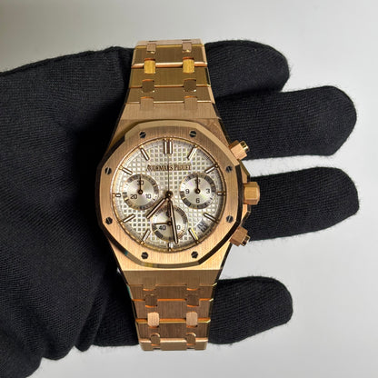 Audemars Piguet Royal Oak 44mm Grey Dial Watch Ref# 26210OI.OO.A109CR.01 - Happy Jewelers Fine Jewelry Lifetime Warranty