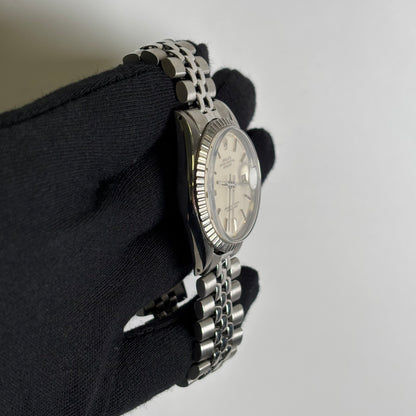 Rolex Datejust 36mm Silver Stick Dial Watch Ref# 1603 - Happy Jewelers Fine Jewelry Lifetime Warranty