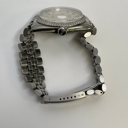 Rolex Datejust 36mm Silver Stick Dial Watch Ref# 1603 - Happy Jewelers Fine Jewelry Lifetime Warranty