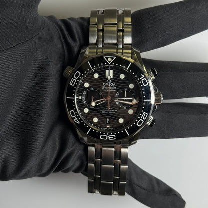 Omega Seamaster 44mm Black Dial Watch Ref# 210.30.44.51.01.001 - Happy Jewelers Fine Jewelry Lifetime Warranty