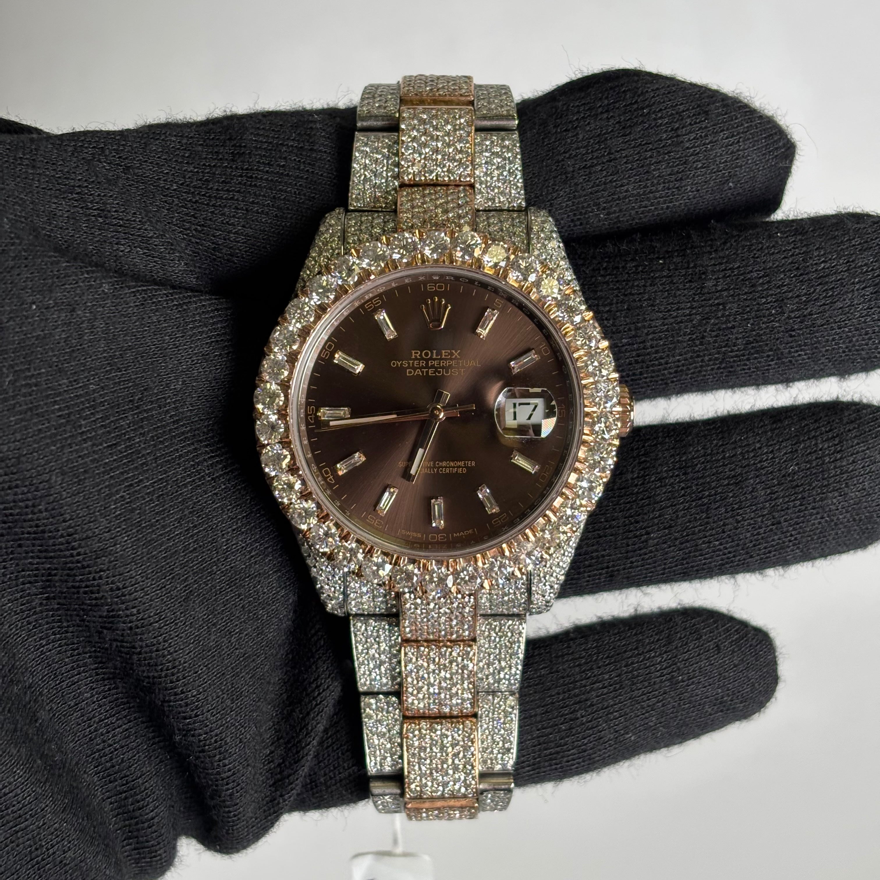 Rolex Datejust 41mm Chocolate Dial Watch Ref# 126331 – Happy Jewelers