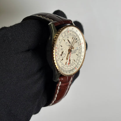 Breitling Navitimer 38mm Silver Dial Watch Ref# U13324 - Happy Jewelers Fine Jewelry Lifetime Warranty