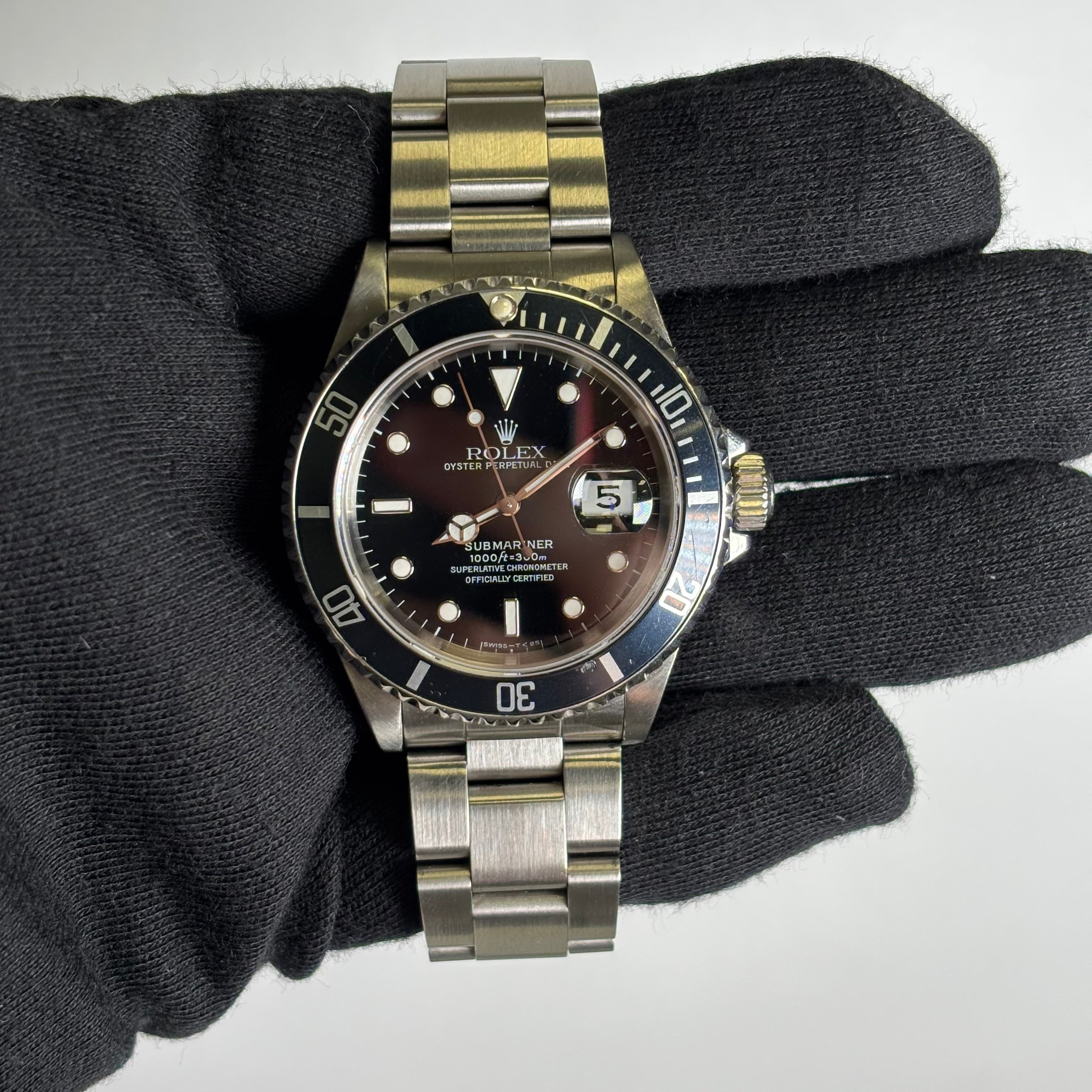 Rolex Submariner 40mm Black Dial Watch Ref# 16610 - Happy Jewelers Fine Jewelry Lifetime Warranty