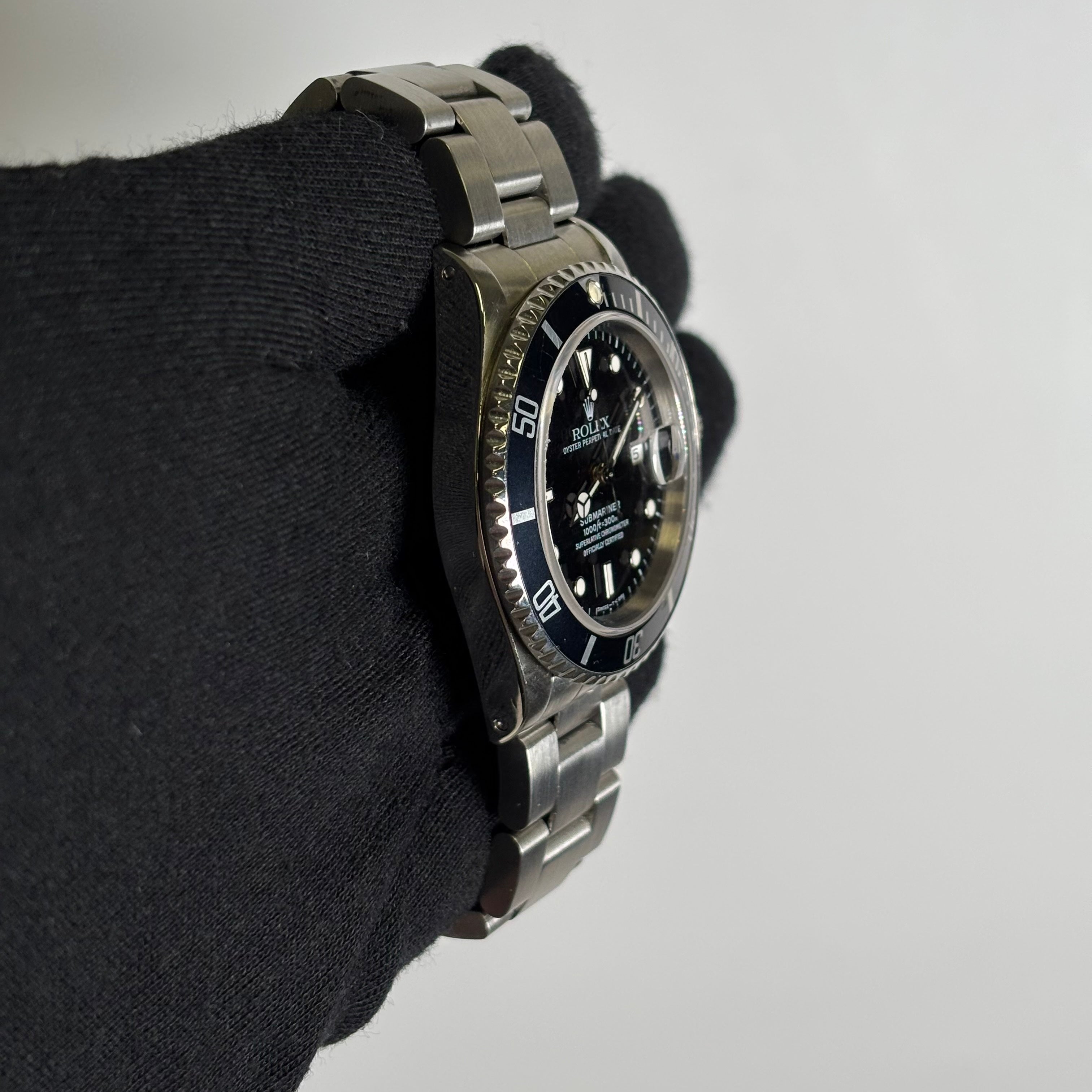 Rolex Submariner 40mm Black Dial Watch Ref# 16610 - Happy Jewelers Fine Jewelry Lifetime Warranty