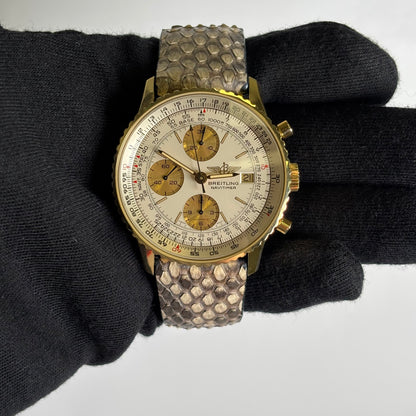 Breitling Navitimer 42mm White Dial Watch Ref# 81610 - Happy Jewelers Fine Jewelry Lifetime Warranty