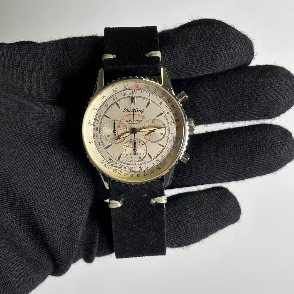 Breitling Navitimer 38mm White Dial Watch Ref# A30030