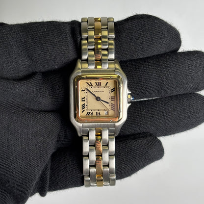Cartier Panthere 27mm Ivory Roman Dial Watch Ref# 83083241 - Happy Jewelers Fine Jewelry Lifetime Warranty
