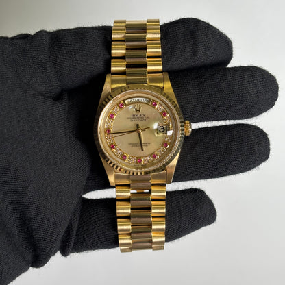 Rolex Day-Date 36mm MOP Dial Watch Ref# 18238 - Happy Jewelers Fine Jewelry Lifetime Warranty