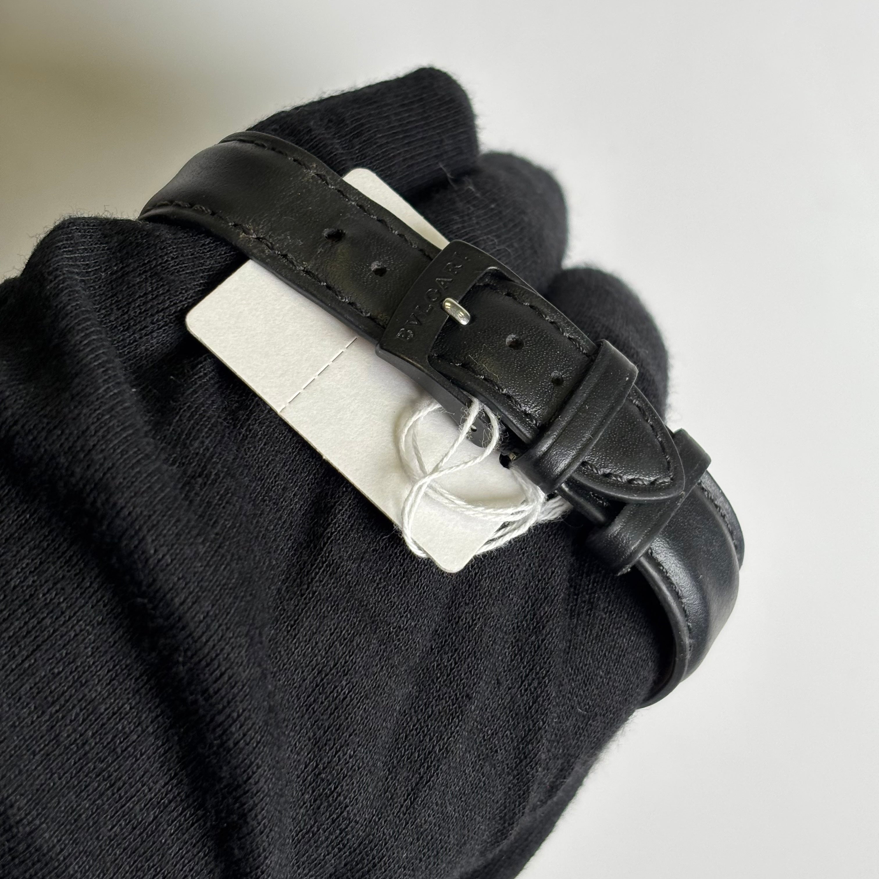 Bvlgari Bulagri 40mm Black Dial Watch Ref# BB40CL - Happy Jewelers Fine Jewelry Lifetime Warranty