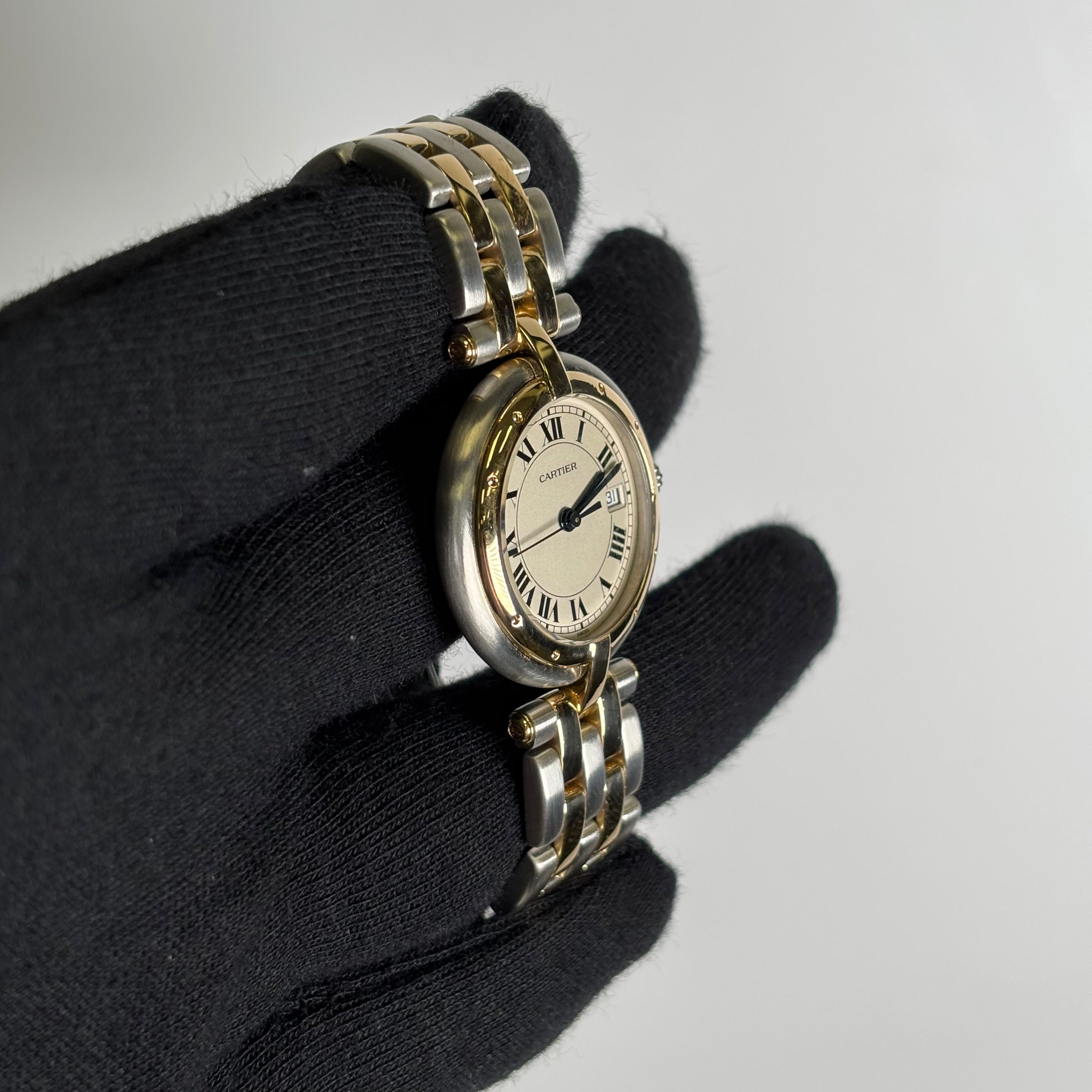 Cartier Panthere 30mm Ivory Dial Watch Ref# 83084242 - Happy Jewelers Fine Jewelry Lifetime Warranty
