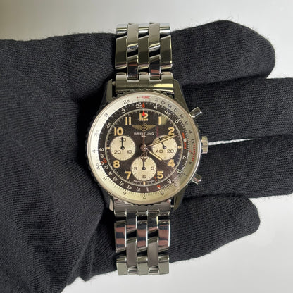 Breitling Navitimer 38mm Black Dial Watch Ref# A30022 - Happy Jewelers Fine Jewelry Lifetime Warranty