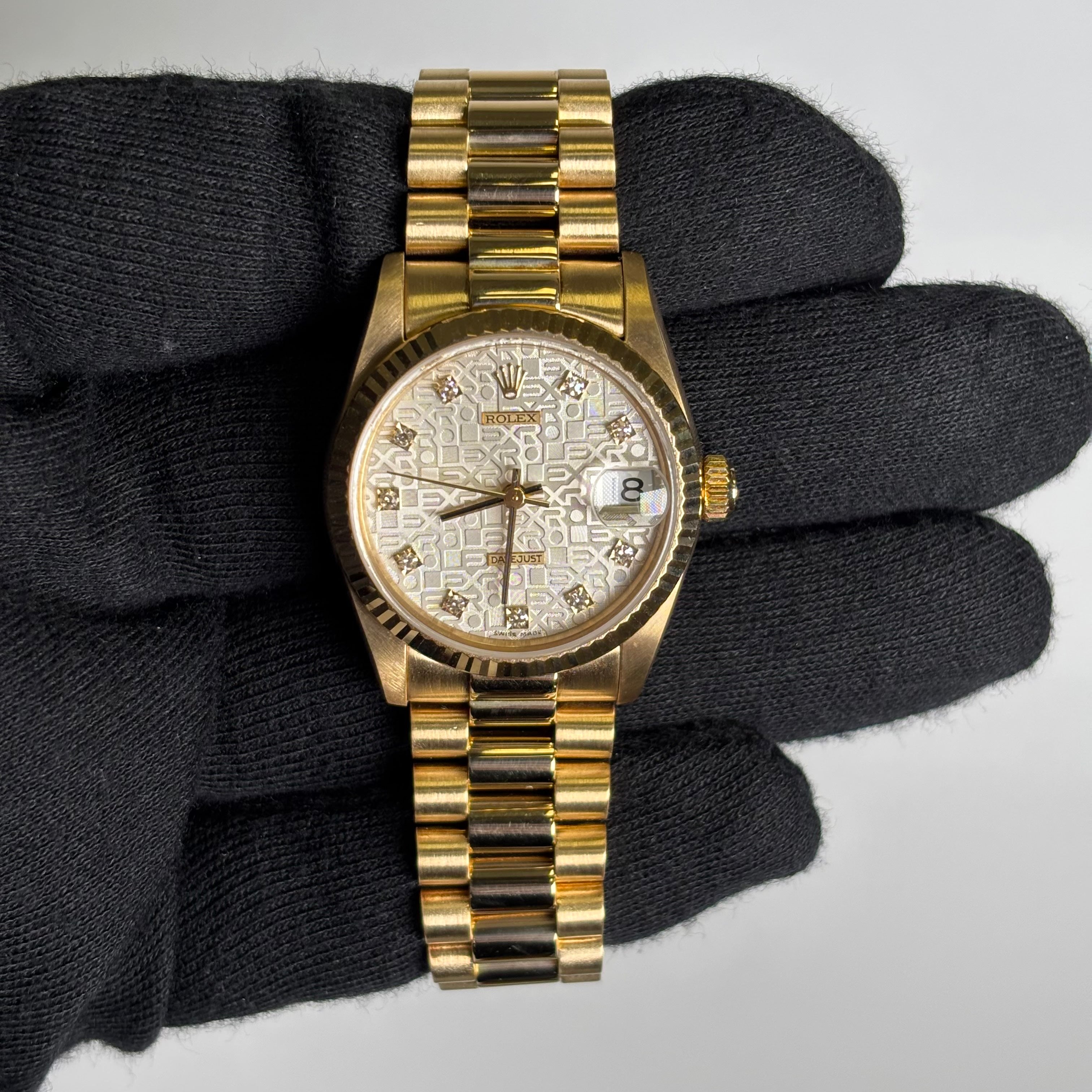 Rolex Datejust 31mm White Dial Watch Ref# 68278 - Happy Jewelers Fine Jewelry Lifetime Warranty