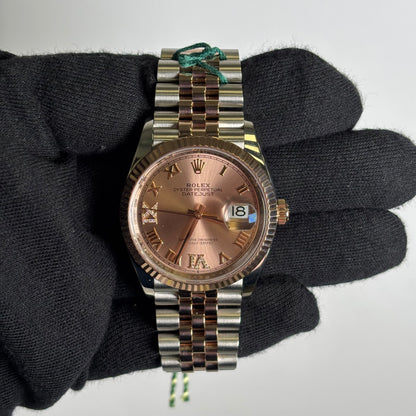 Rolex Datejust 36mm Pink Dial Watch Ref# 126231 - Happy Jewelers Fine Jewelry Lifetime Warranty