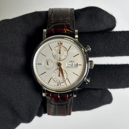 IWC Portofino 42mm White Dial Watch Ref# IW391031 - Happy Jewelers Fine Jewelry Lifetime Warranty