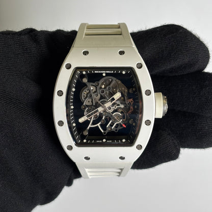 Richard Mille RM055 42mm Skeleton Dial Watch Ref# RM055 - Happy Jewelers Fine Jewelry Lifetime Warranty