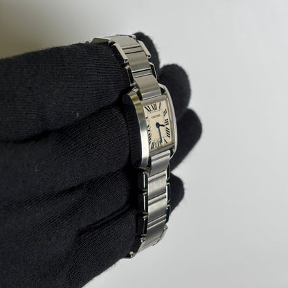 Cartier Tank 20mm Ivory Dial Watch Ref# W51008Q3 - Happy Jewelers Fine Jewelry Lifetime Warranty