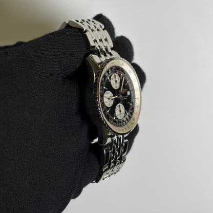 Breitling Navitimer 42mm Black Dial Watch Ref# A13322 - Happy Jewelers Fine Jewelry Lifetime Warranty