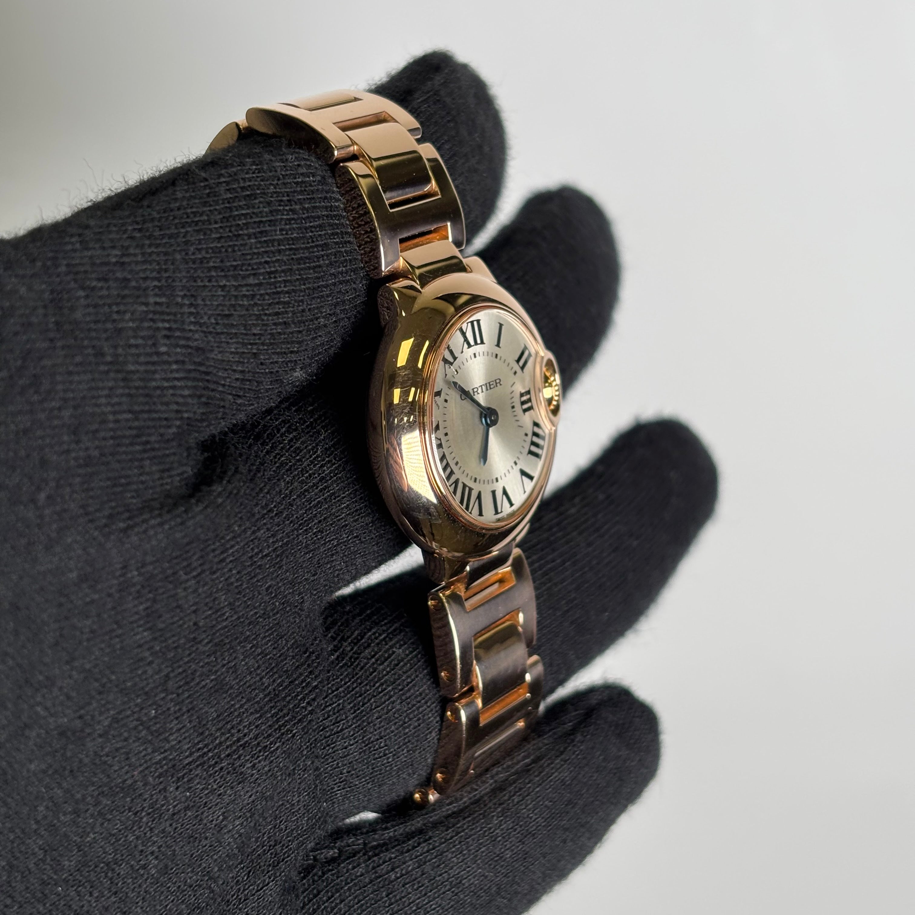 Cartier Ballon Bleu 28mm Silver Dial Watch Ref# W69002Z2 - Happy Jewelers Fine Jewelry Lifetime Warranty