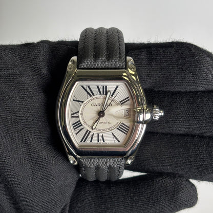 Cartier Roadster 35mm Silver Dial Watch Ref# W62025V3 - Happy Jewelers Fine Jewelry Lifetime Warranty