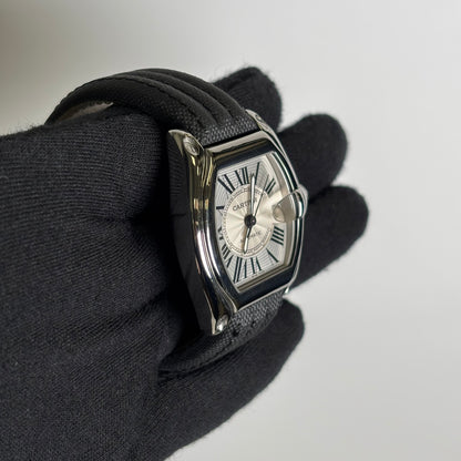 Cartier Roadster 35mm Silver Dial Watch Ref# W62025V3 - Happy Jewelers Fine Jewelry Lifetime Warranty