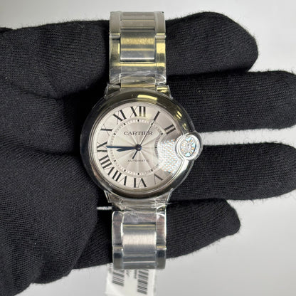 Cartier Ballon Bleu 36mm White Dial Watch Ref# WSBB0048 - Happy Jewelers Fine Jewelry Lifetime Warranty
