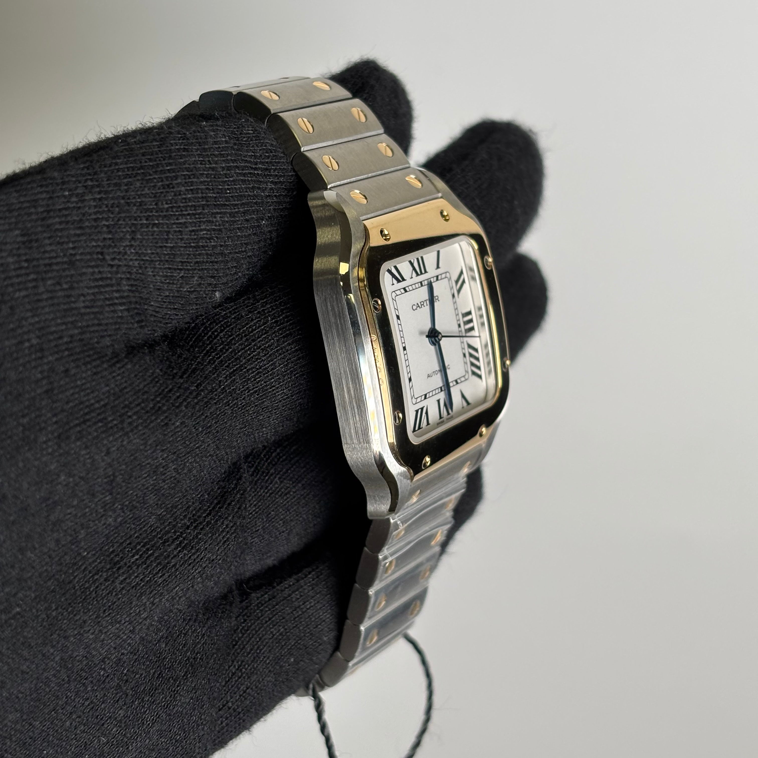 Cartier Santos 35mm White Dial Watch Ref# W2SA0016 - Happy Jewelers Fine Jewelry Lifetime Warranty