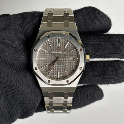 Audemars Piguet Royal Oak 41mm Gray Dial Watch Ref# 15400ST.OO.1220ST.04 - Happy Jewelers Fine Jewelry Lifetime Warranty