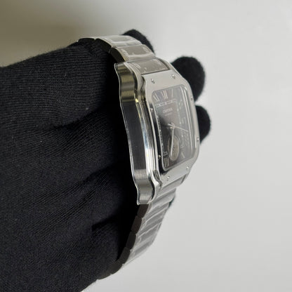 Cartier Santos 40mm Grey Dial Watch Ref# WSSA0076 - Happy Jewelers Fine Jewelry Lifetime Warranty