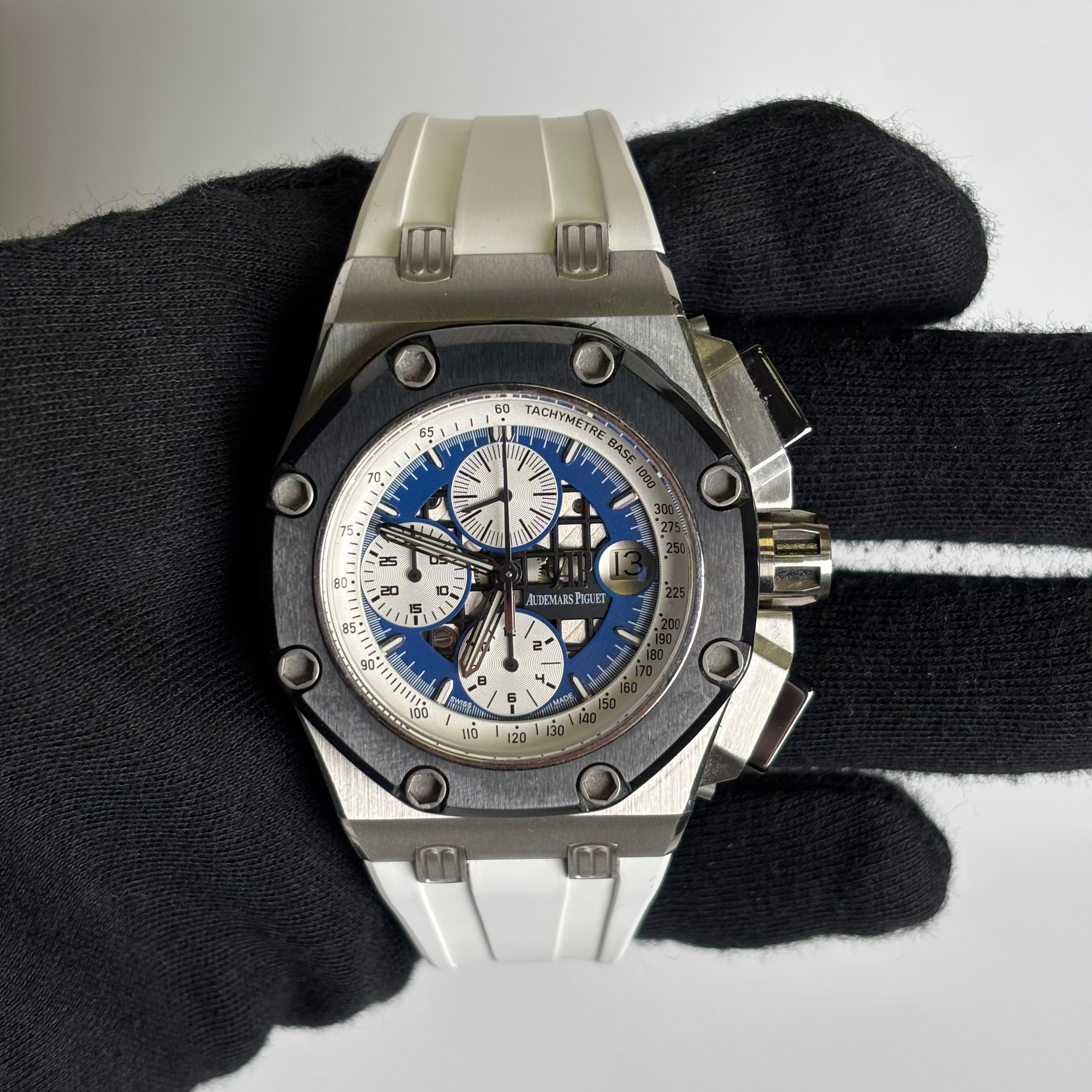 Audemars Piguet Royal Oak 42mm Openwork Dial Watch Ref# 26078PO.OO.D018CR.01 - Happy Jewelers Fine Jewelry Lifetime Warranty