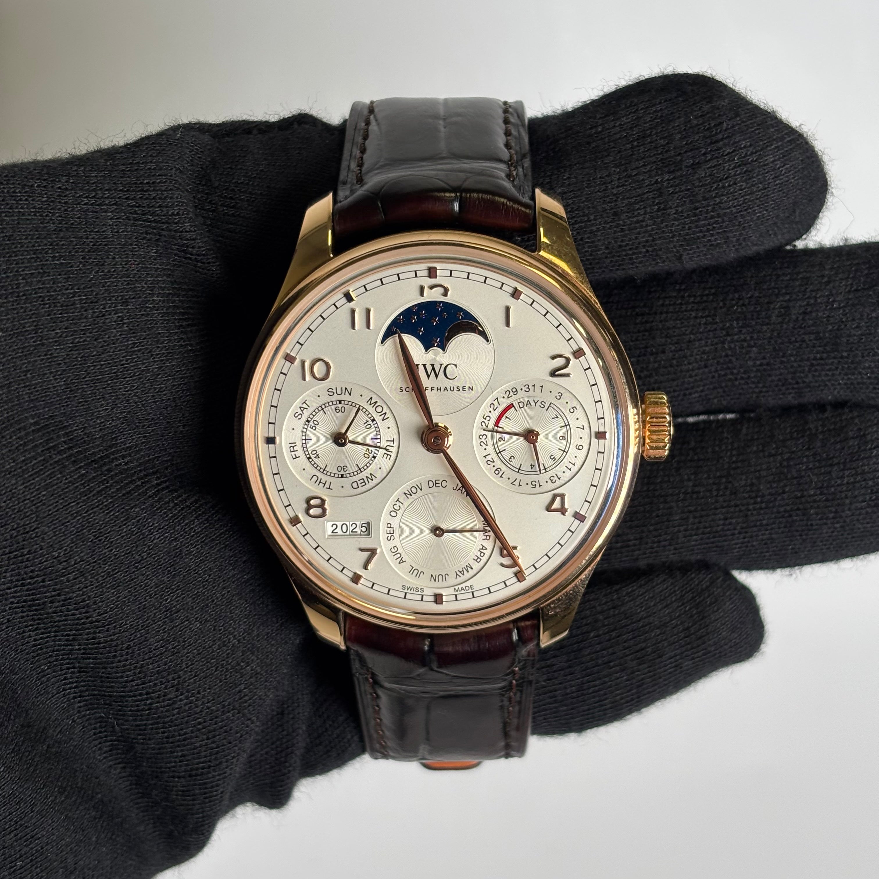 IWC Portugieser 44.2mm White Dial Watch Ref# IW503302 - Happy Jewelers Fine Jewelry Lifetime Warranty