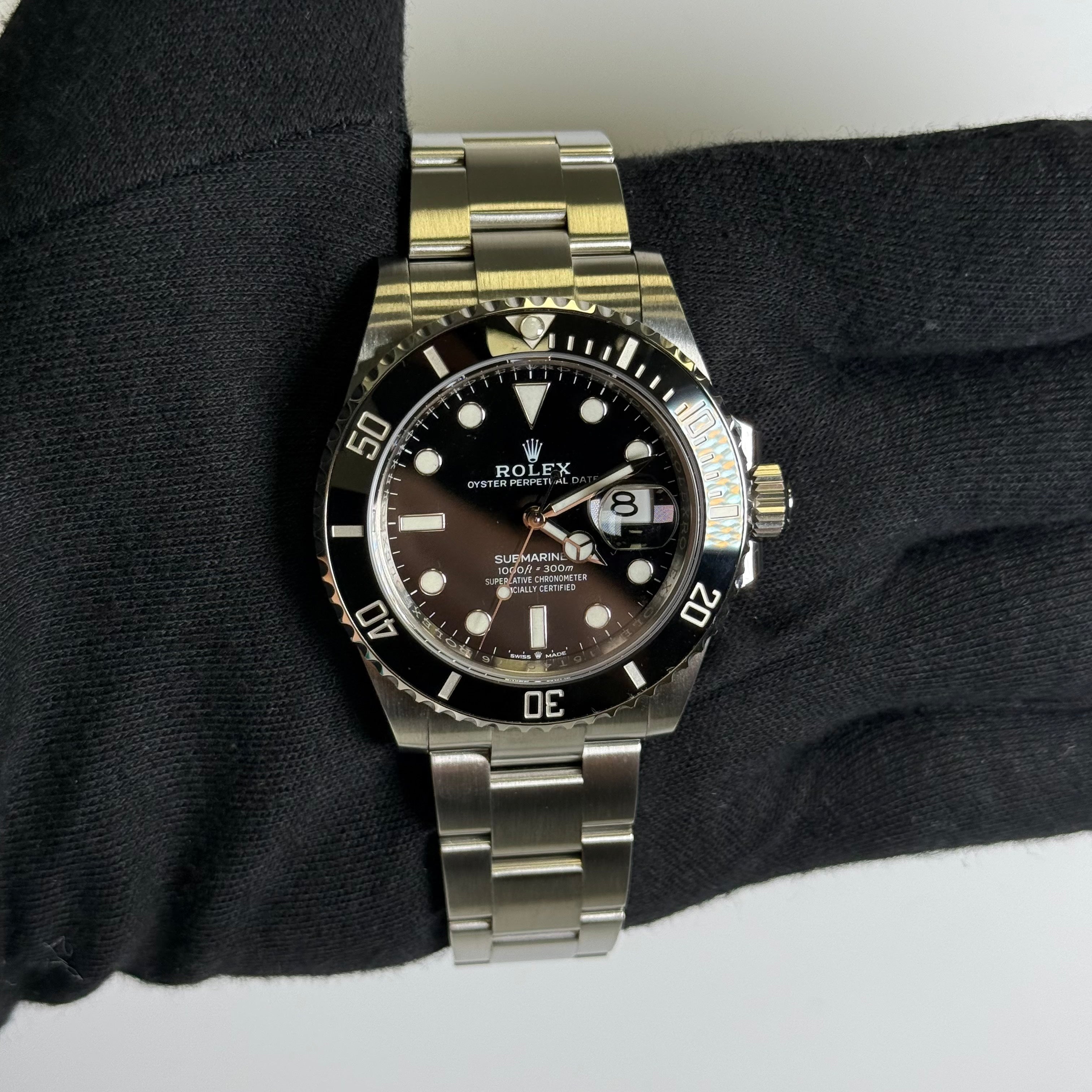 Rolex Submariner 41mm Black Dial Watch Ref# 126610LN - Happy Jewelers Fine Jewelry Lifetime Warranty