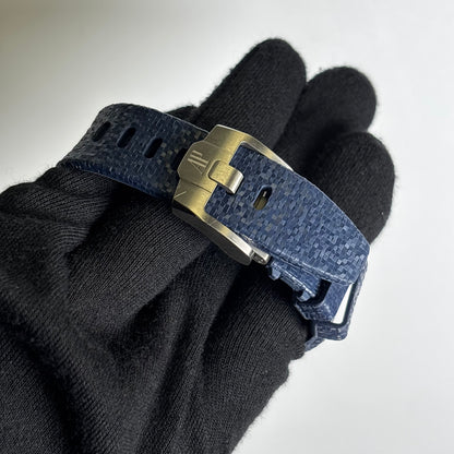 Audemars Piguet Royal Oak 37mm Blue Dial Watch Ref# 77600TI.OO.A343CA.01 - Happy Jewelers Fine Jewelry Lifetime Warranty