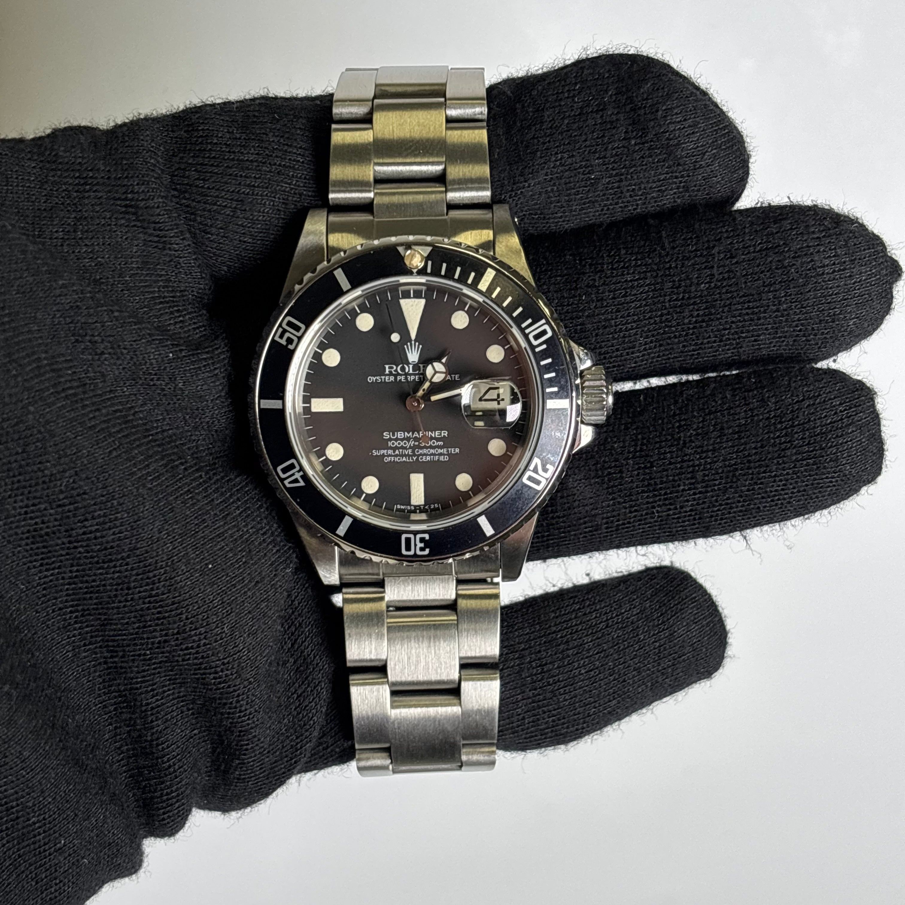 Rolex Submariner 40mm Black Dial Watch Ref# 16800 - Happy Jewelers Fine Jewelry Lifetime Warranty
