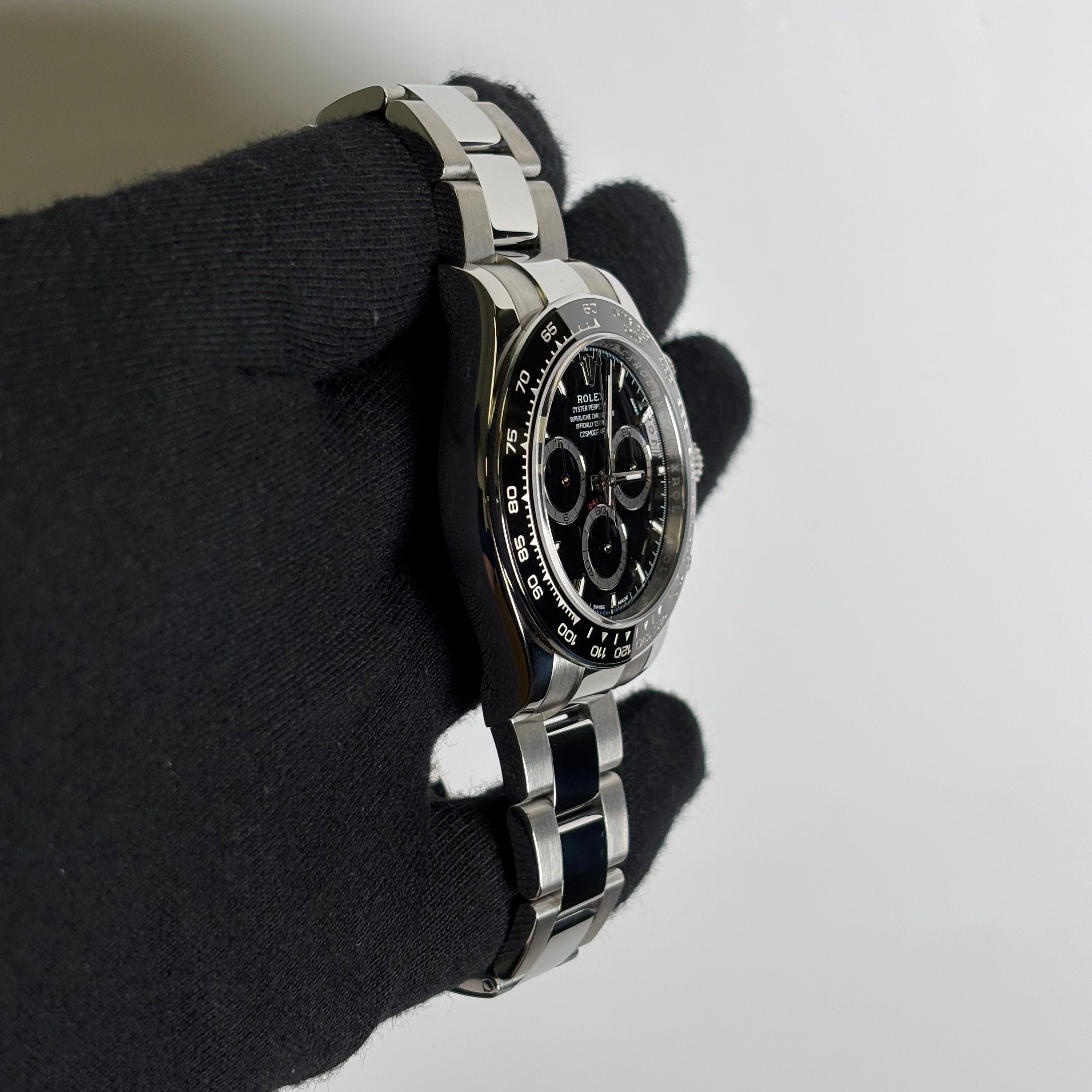 Rolex Daytona 40mm Black Dial Watch Ref# 126500LN - Happy Jewelers Fine Jewelry Lifetime Warranty