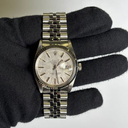 Rolex Datejust 36mm Silver Dial Watch Ref# 16014 - Happy Jewelers Fine Jewelry Lifetime Warranty