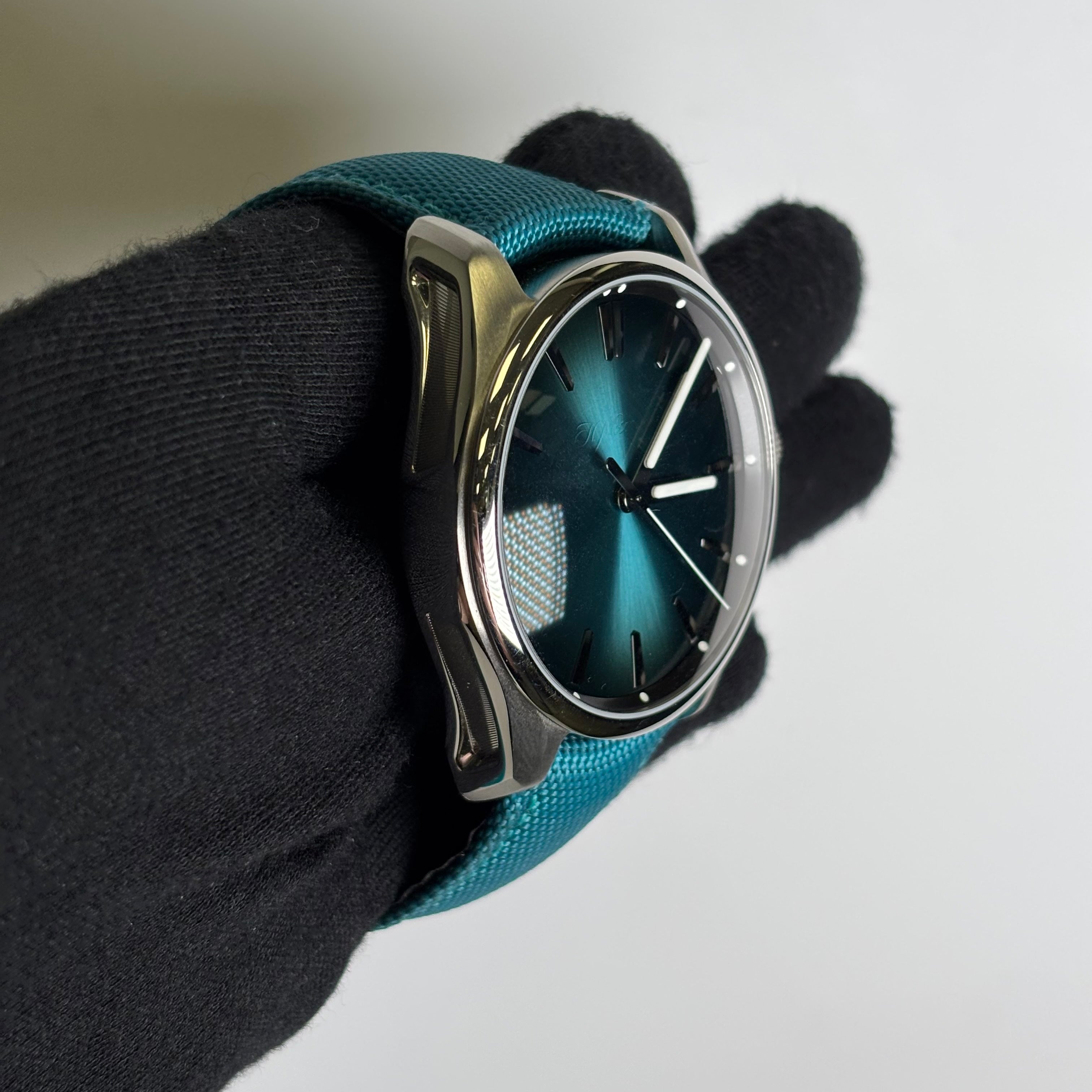 H. Moser & Cie Pioneer 43mm Blue Dial Watch Ref# 3200-1214 - Happy Jewelers Fine Jewelry Lifetime Warranty