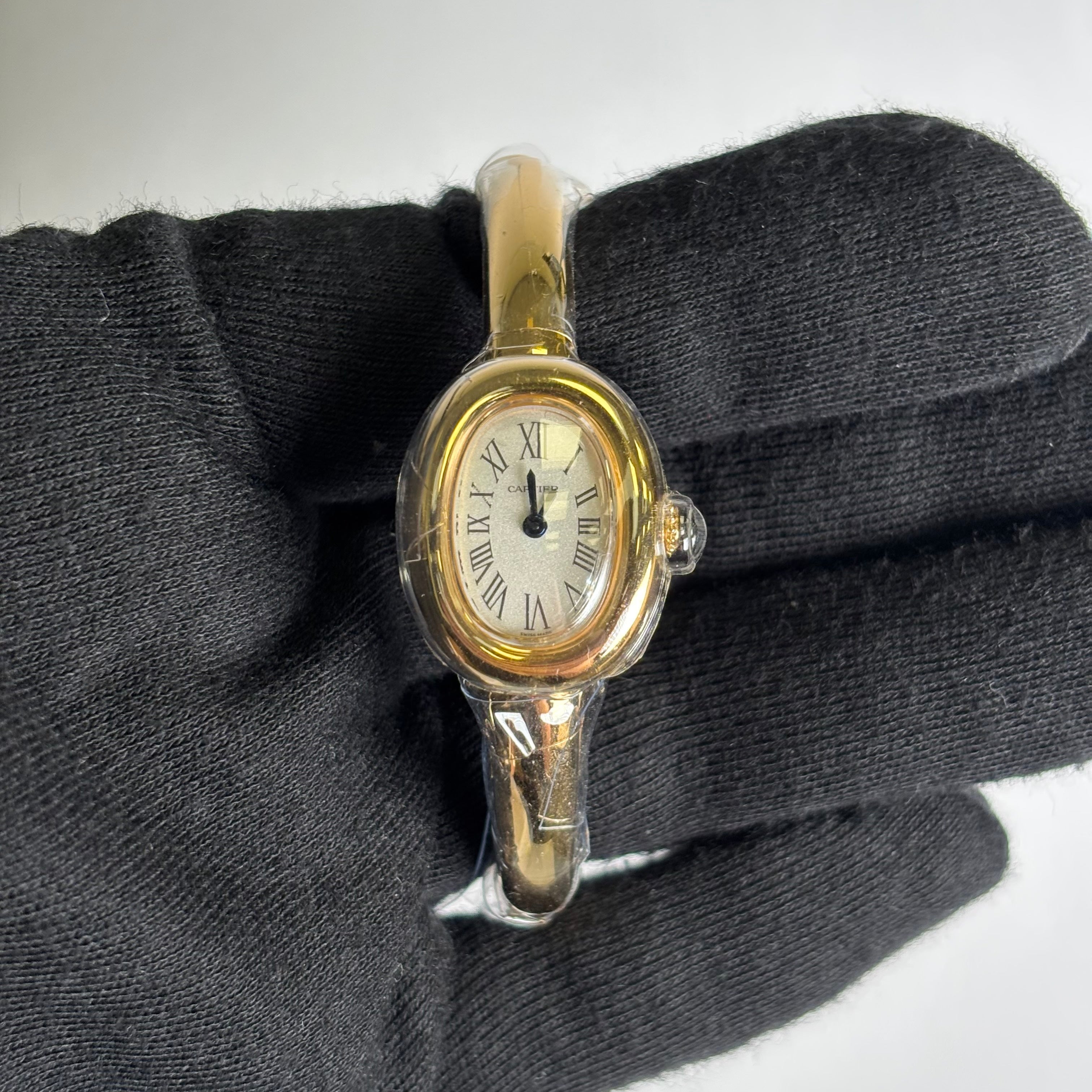 Cartier Baignoire 18.7mm White Dial Watch Ref# WGBA0021 - Happy Jewelers Fine Jewelry Lifetime Warranty