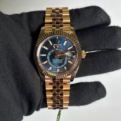 Rolex Sky-Dweller 42mm Blue Dial Watch Ref# 336935 - Happy Jewelers Fine Jewelry Lifetime Warranty