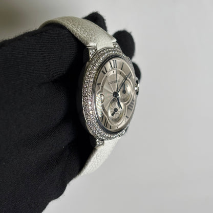 Cartier Ballon Bleu 44mm Silver Dial Watch Ref# W6920003 - Happy Jewelers Fine Jewelry Lifetime Warranty