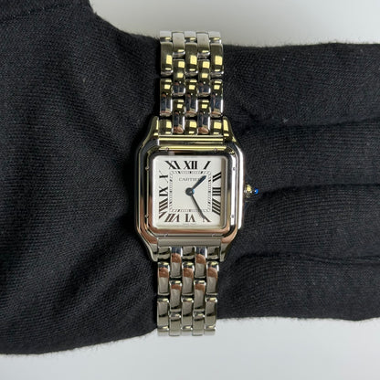 Cartier Panthere 26mm White Dial Watch Ref# WSPN0015 - Happy Jewelers Fine Jewelry Lifetime Warranty