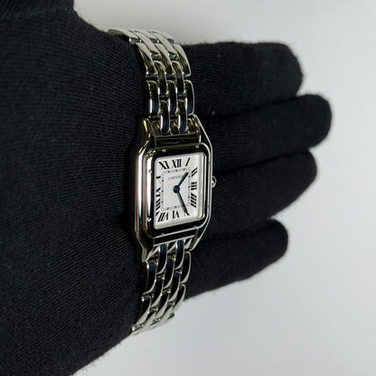 Cartier Panthere 26mm White Dial Watch Ref# WSPN0015 - Happy Jewelers Fine Jewelry Lifetime Warranty