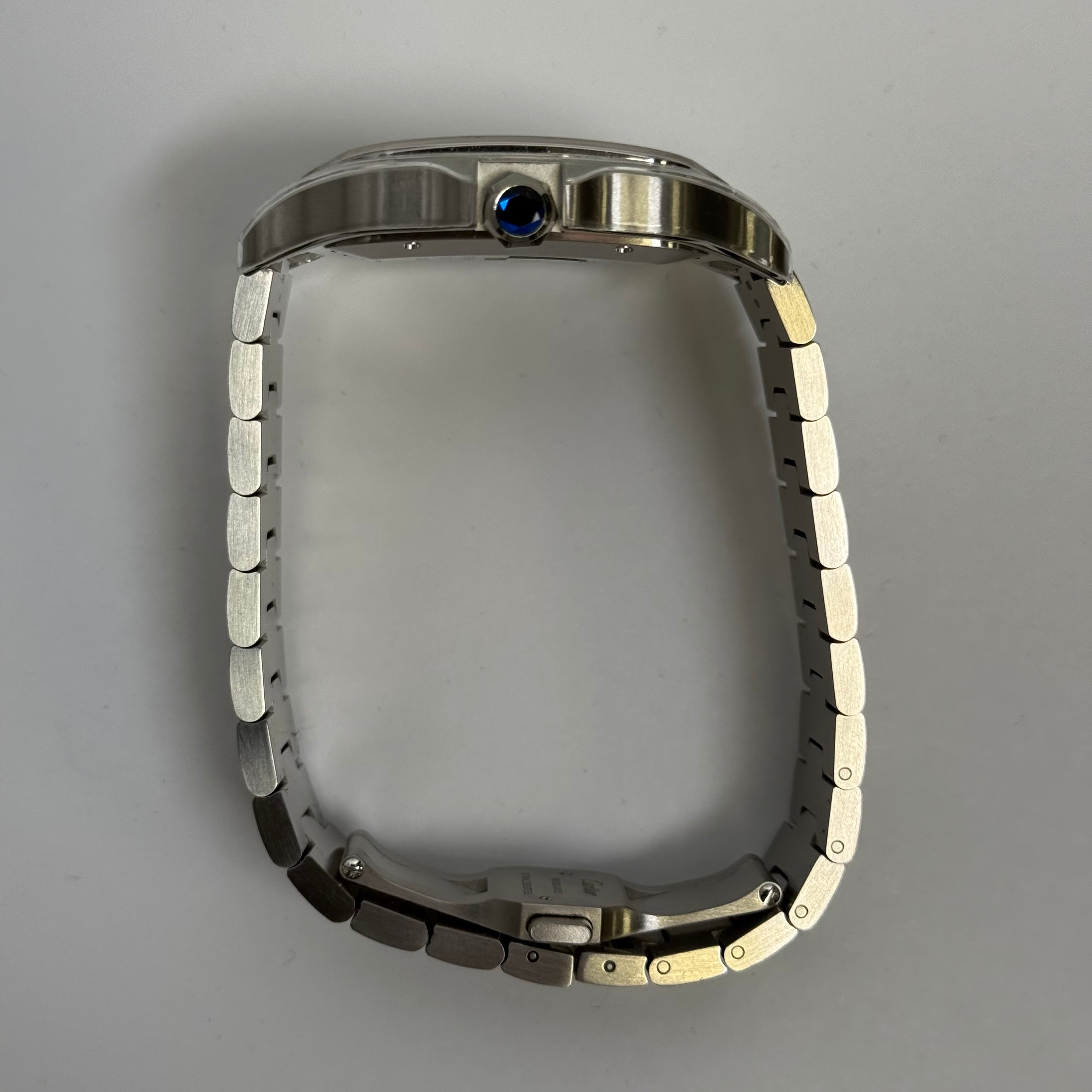 Cartier Santos 39.8mm Green Dial Watch Ref# WSSA0062 - Happy Jewelers Fine Jewelry Lifetime Warranty