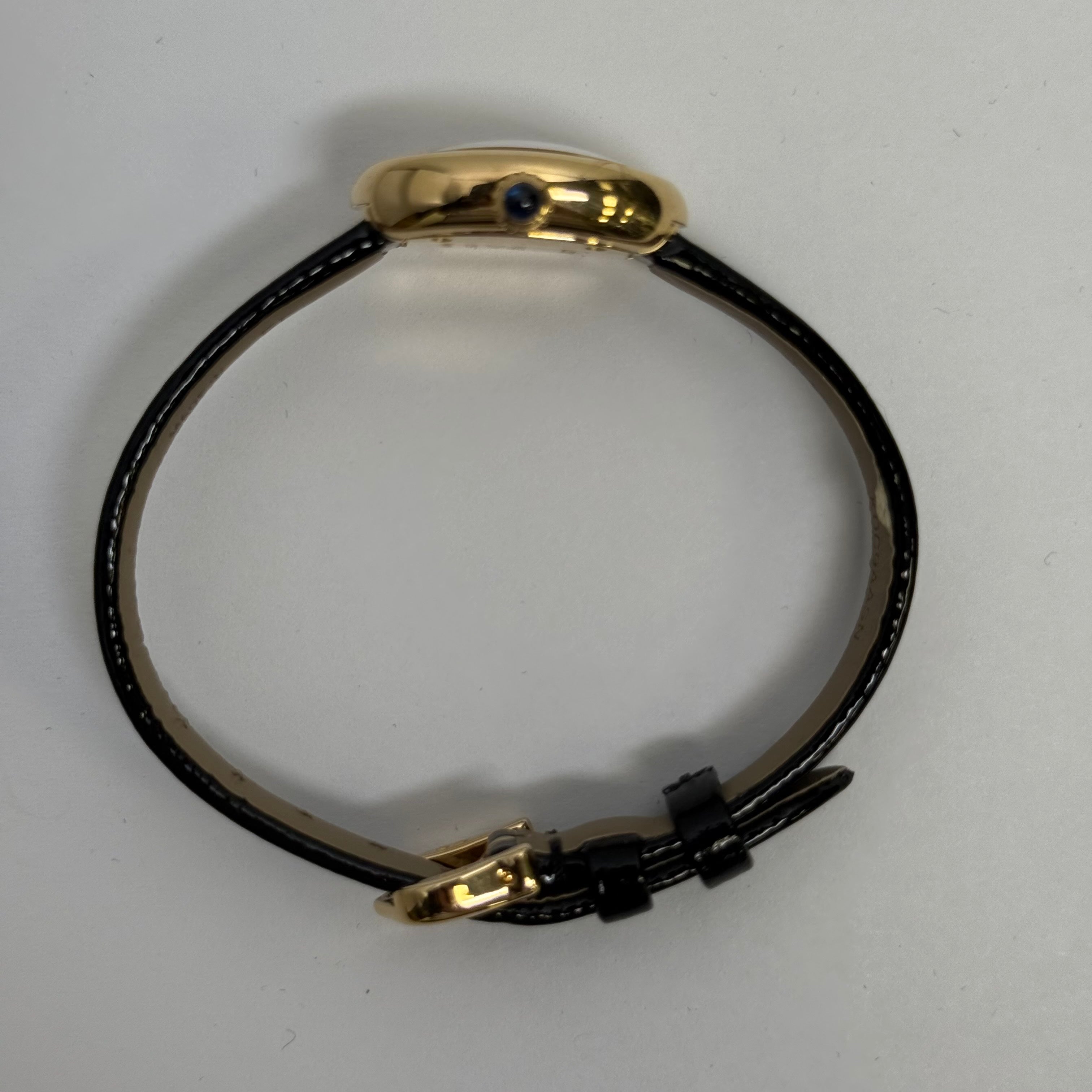 Cartier Baignoire 18.7mm Black Dial Watch Ref# WGBA0040 - Happy Jewelers Fine Jewelry Lifetime Warranty