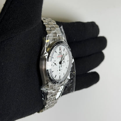 Omega Speedmaster 42mm White Dial Watch Ref# 310.30.42.50.04.001 - Happy Jewelers Fine Jewelry Lifetime Warranty