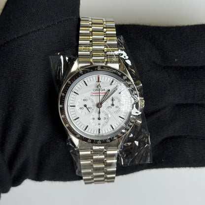 Omega Speedmaster 42mm White Dial Watch Ref# 310.30.42.50.04.001 - Happy Jewelers Fine Jewelry Lifetime Warranty