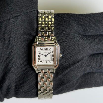 Cartier Panthere 26mm White Dial Watch Ref# WSPN0015 - Happy Jewelers Fine Jewelry Lifetime Warranty
